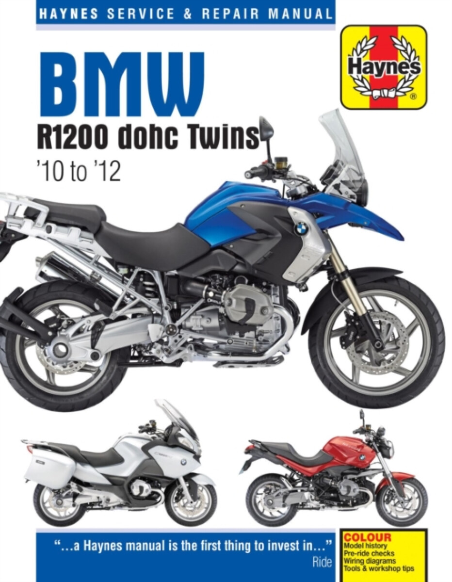 Kniha BMW R1200 dohc (10 - 12) Haynes Repair Manual