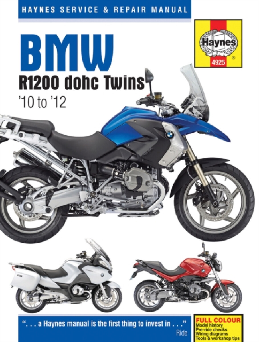 Kniha BMW R1200 dohc (10 - 12) Haynes Repair Manual