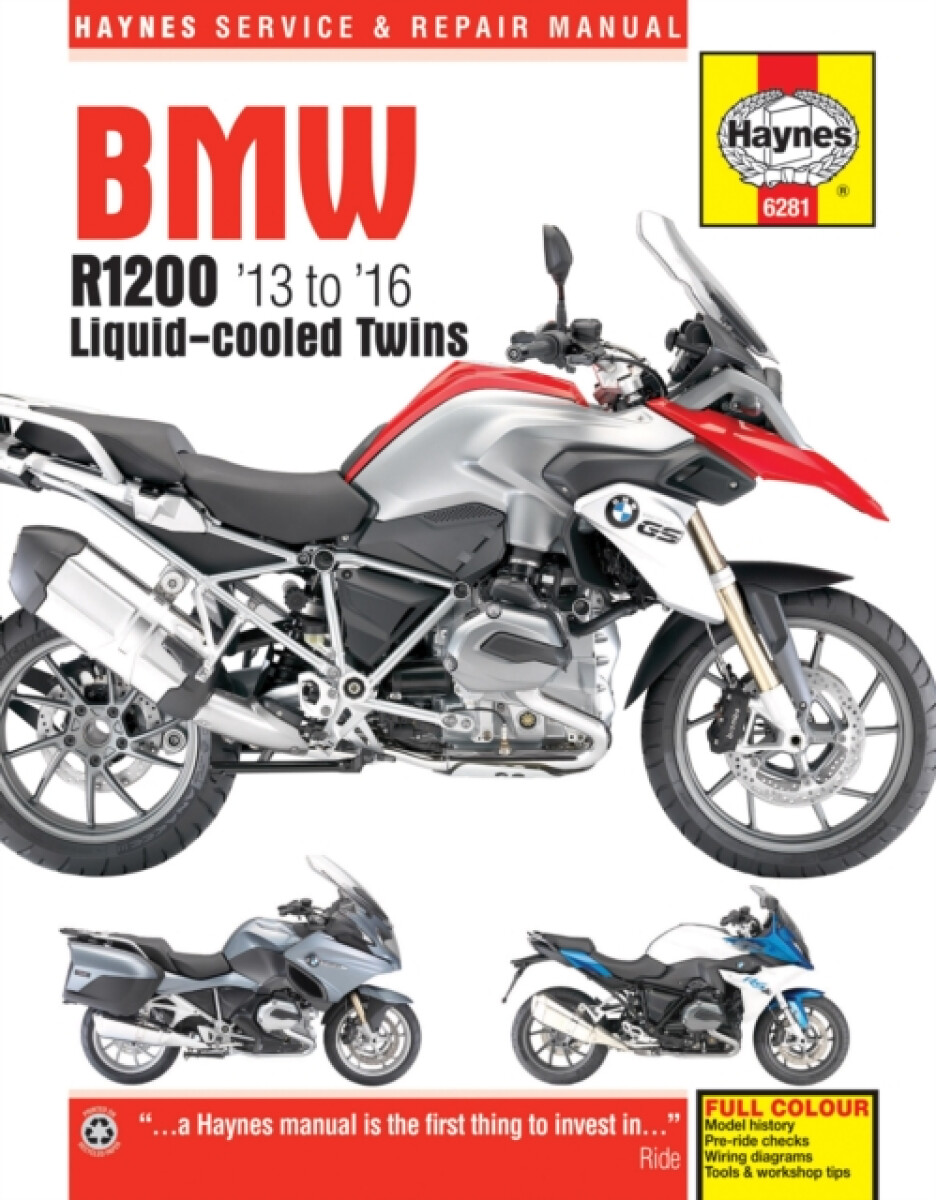 Kniha BMW R1200 dohc liquid-cooled Twins (13 - 16) Haynes Repair Manual
