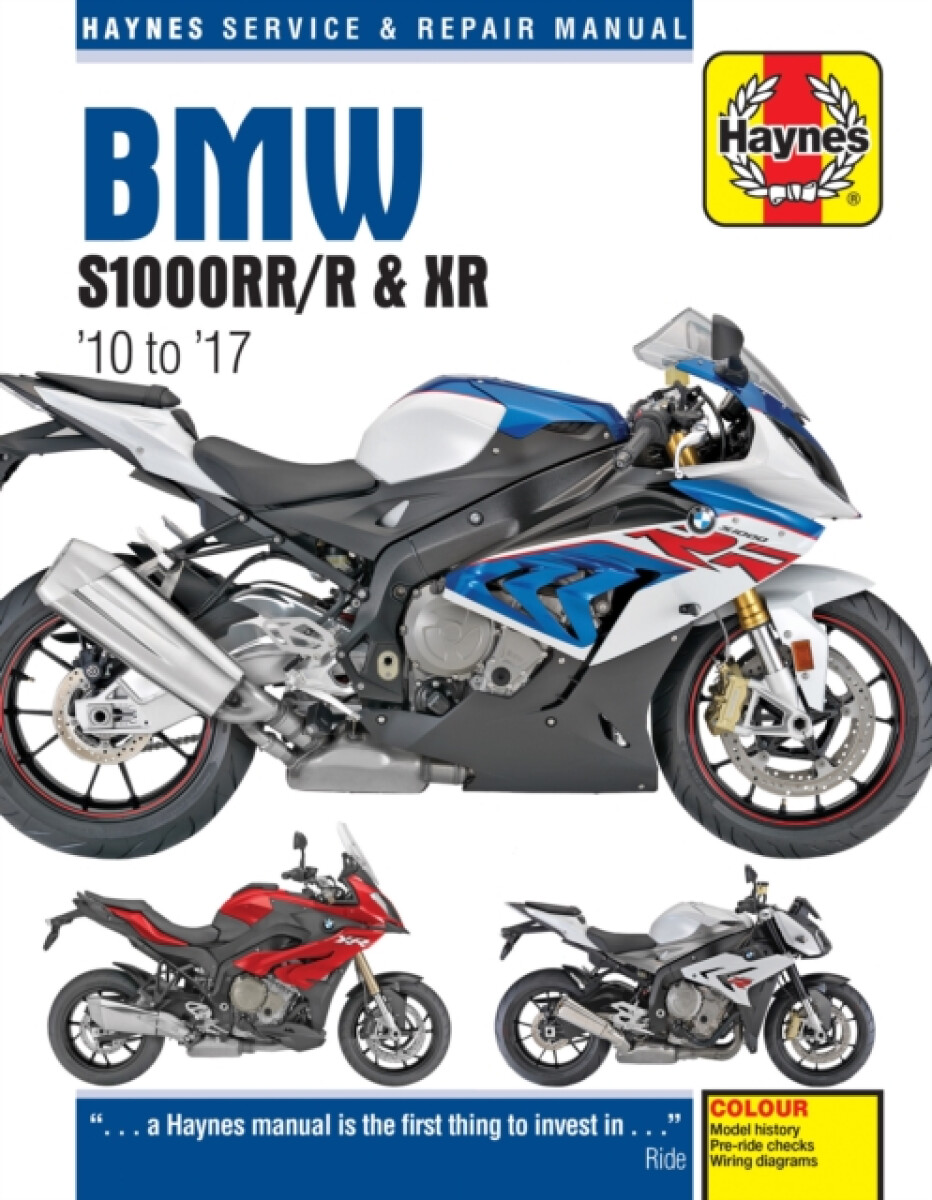 Kniha BMW S1000RR/R a XR Service a Repair Manual (2010 to 2017)