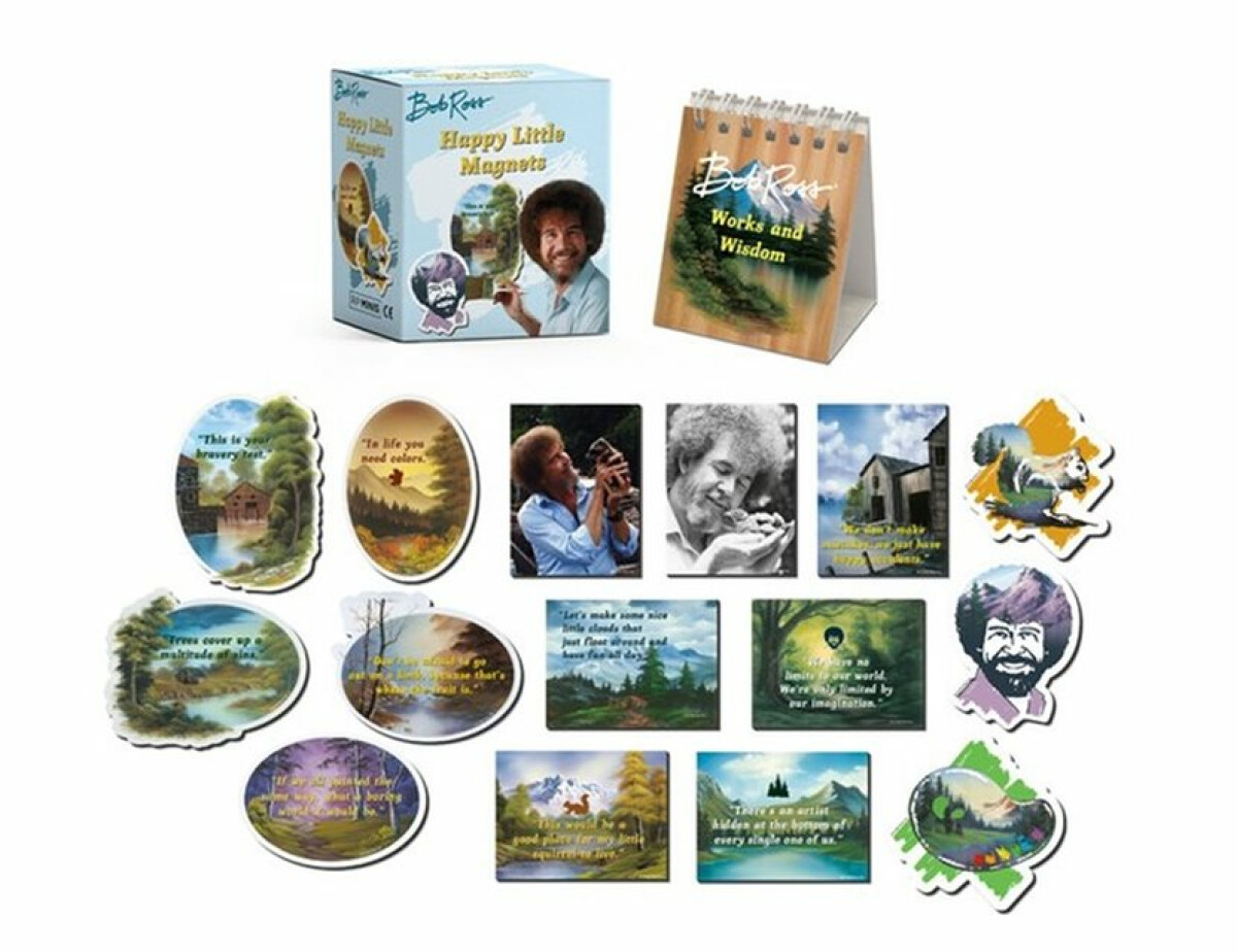 Kniha Bob Ross: Happy Little Magnets