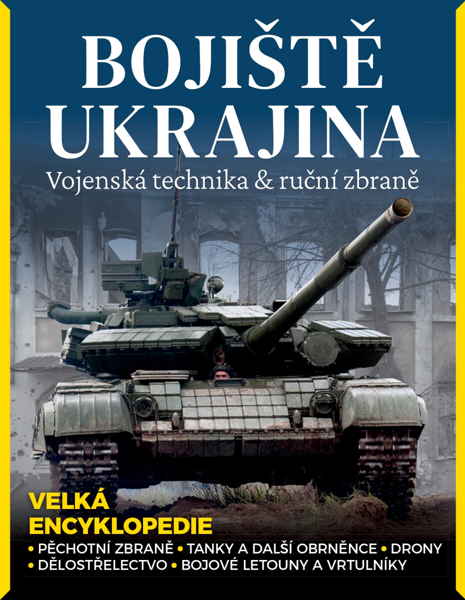Kniha Bojiště Ukrajina – Vojenská technika & ruční zbraně
