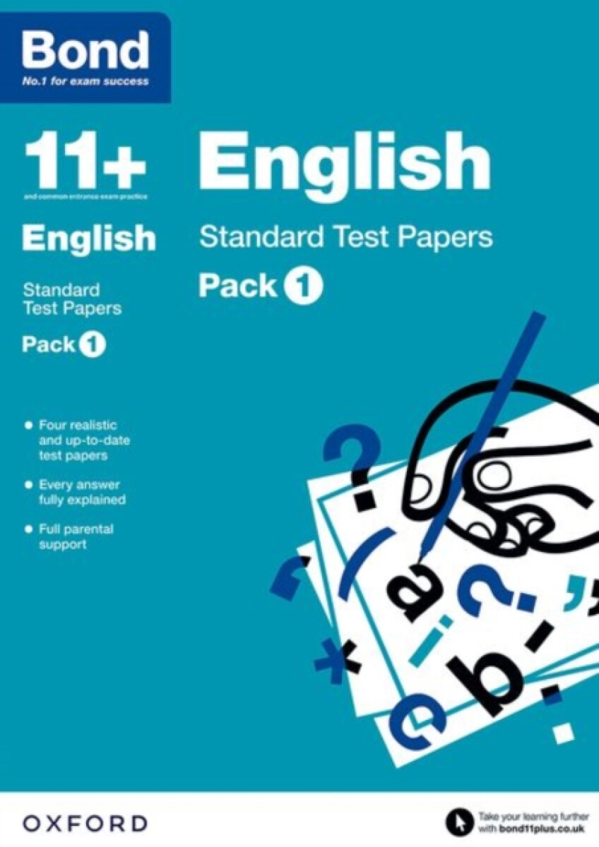 Kniha Bond 11 +: English: Standard Test Papers: Ready for the 2024 exam: For 11+ GL assessment and Entrance Exams