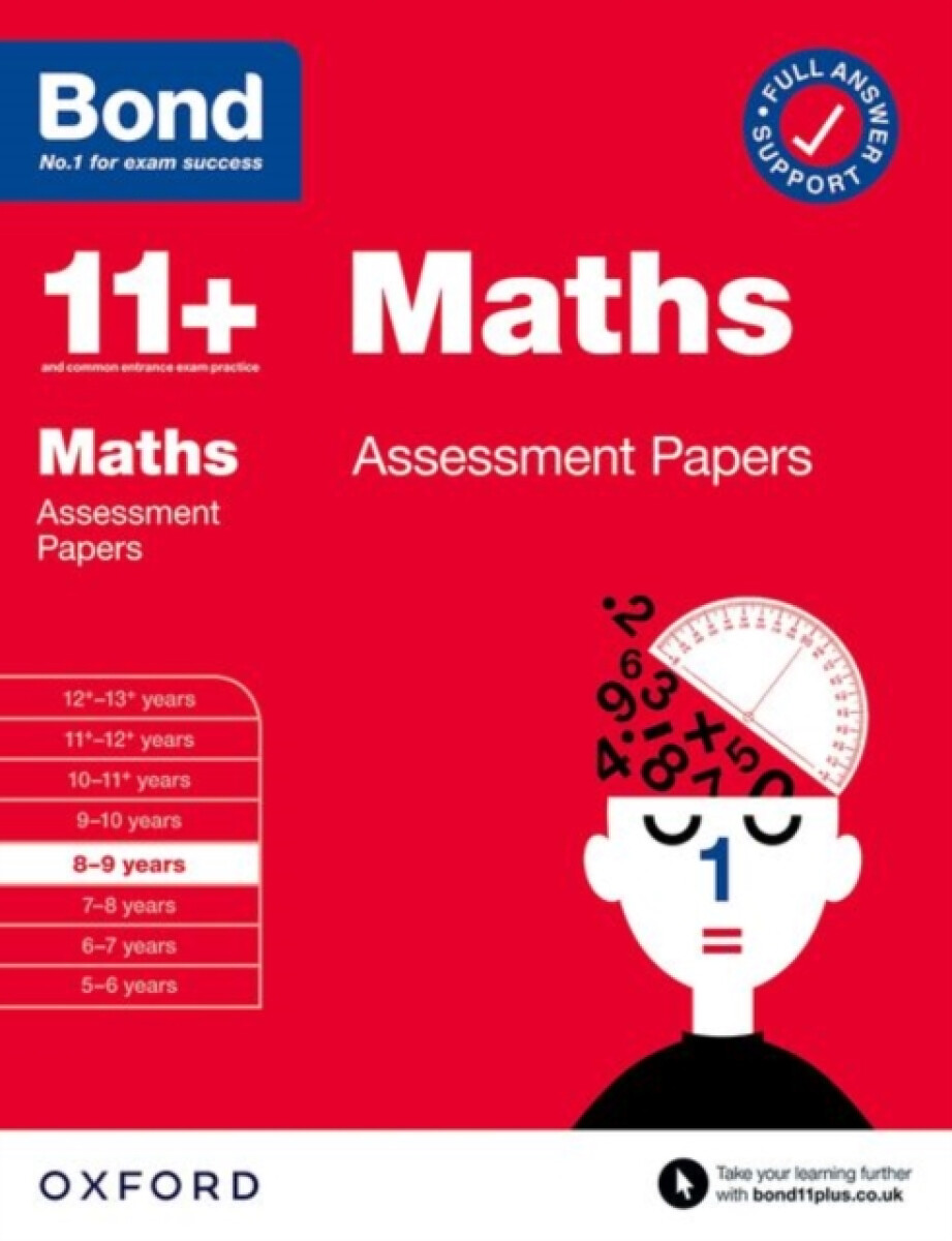 Kniha Bond 11+: Bond 11+ Maths Assessment Papers 8-9 years
