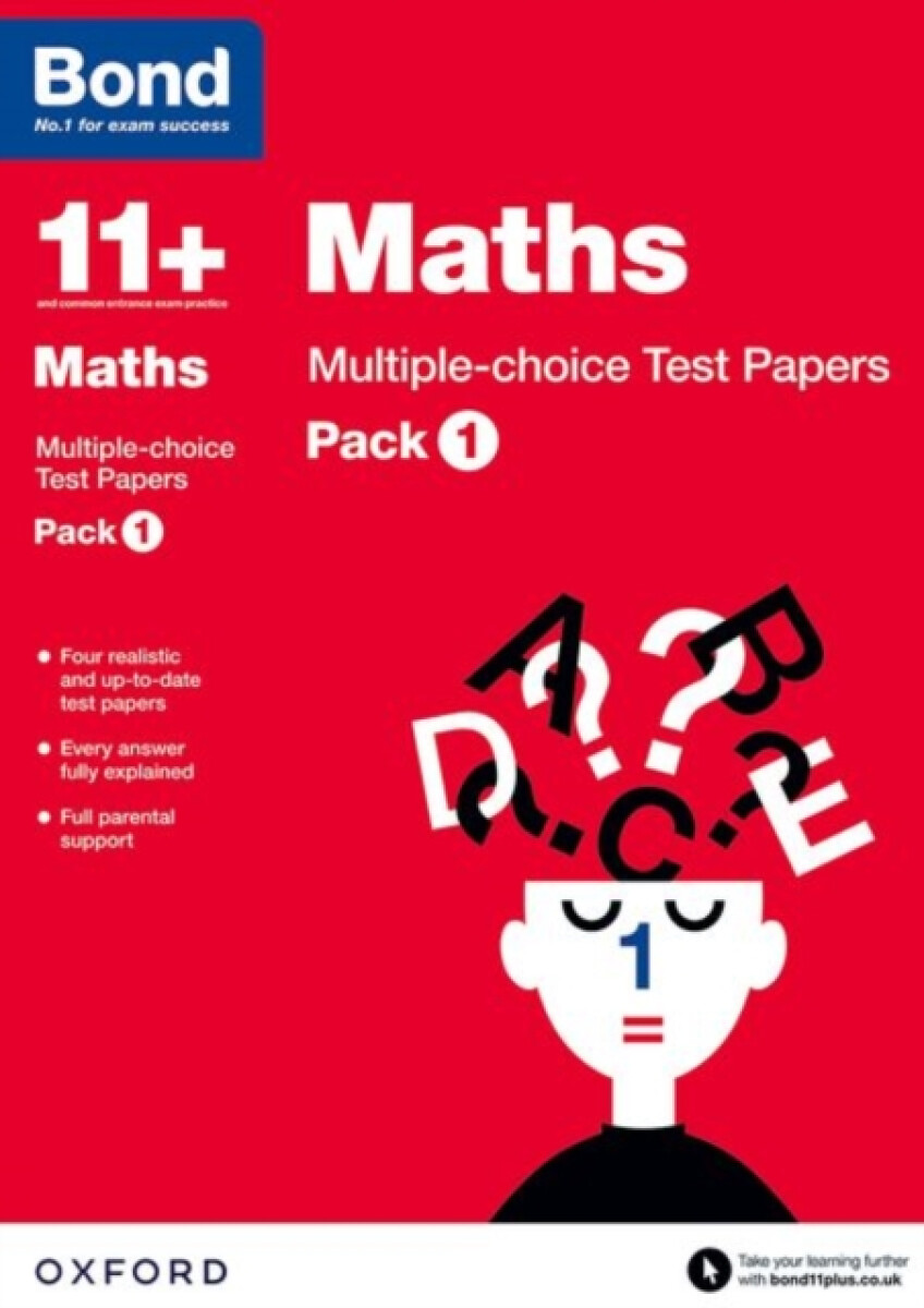 Kniha Bond 11+: Maths: Multiple-choice Test Papers (for GL Assessment a other 11 plus exams)