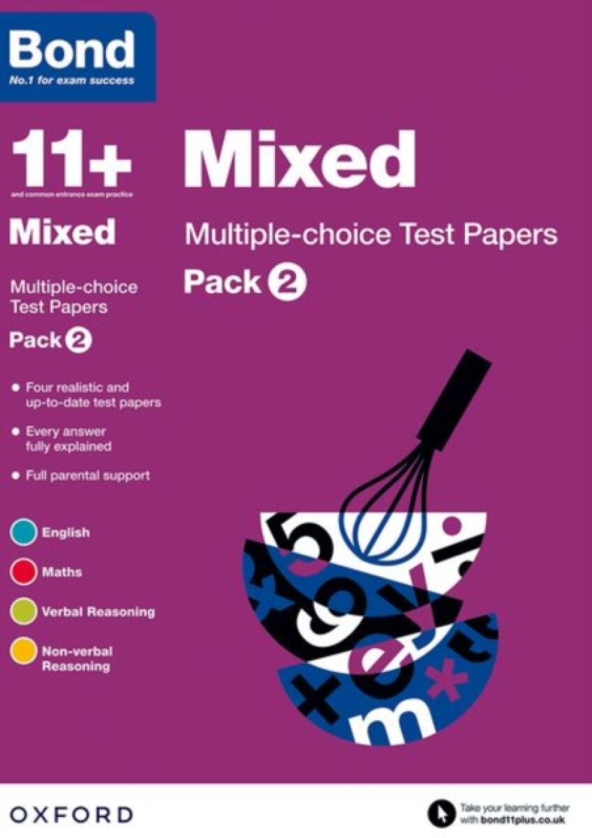 Kniha Bond 11+: Mixed: Multiple-choice Test Papers: For 11+ GL assessment and Entrance Exams