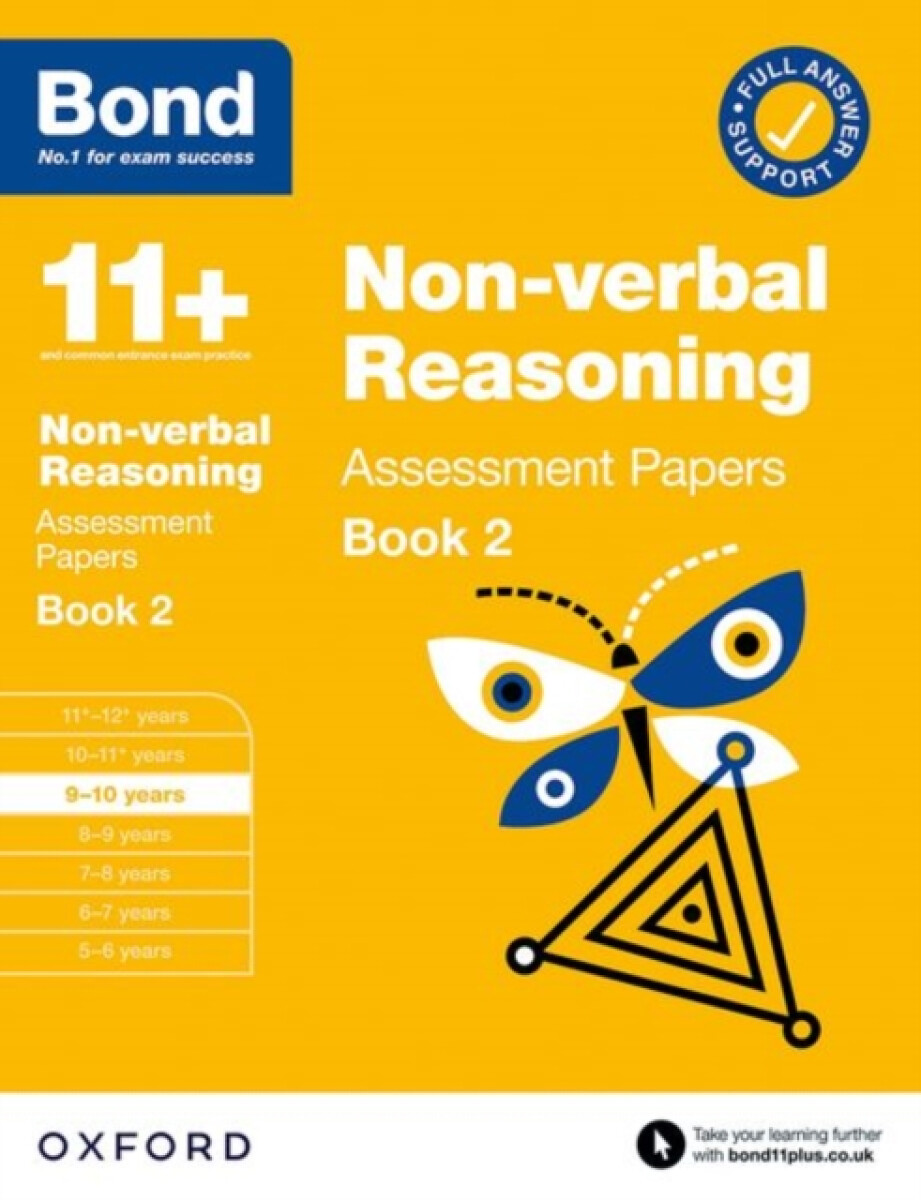 Kniha Bond 11+ Non-verbal Reasoning Assessment Papers 9-10 Years Book 2: For 11+ GL assessment and Entrance Exams