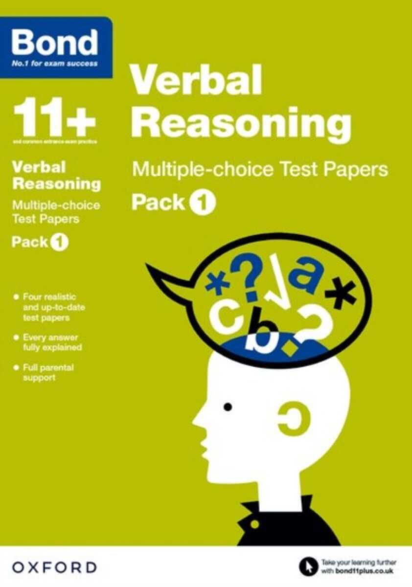 Kniha Bond 11+: Verbal Reasoning: Multiple-choice Test Papers: For 11+ GL assessment and Entrance Exams