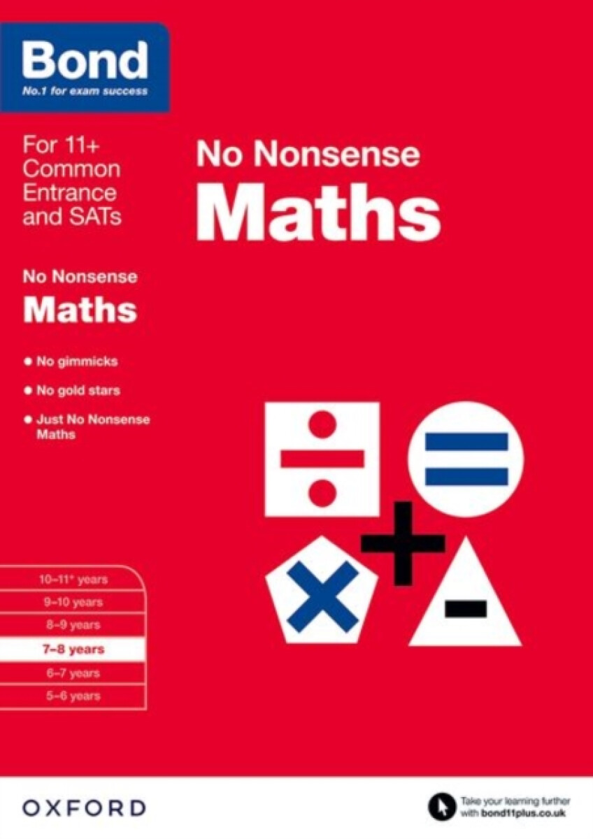 Kniha Bond: Maths: No Nonsense
