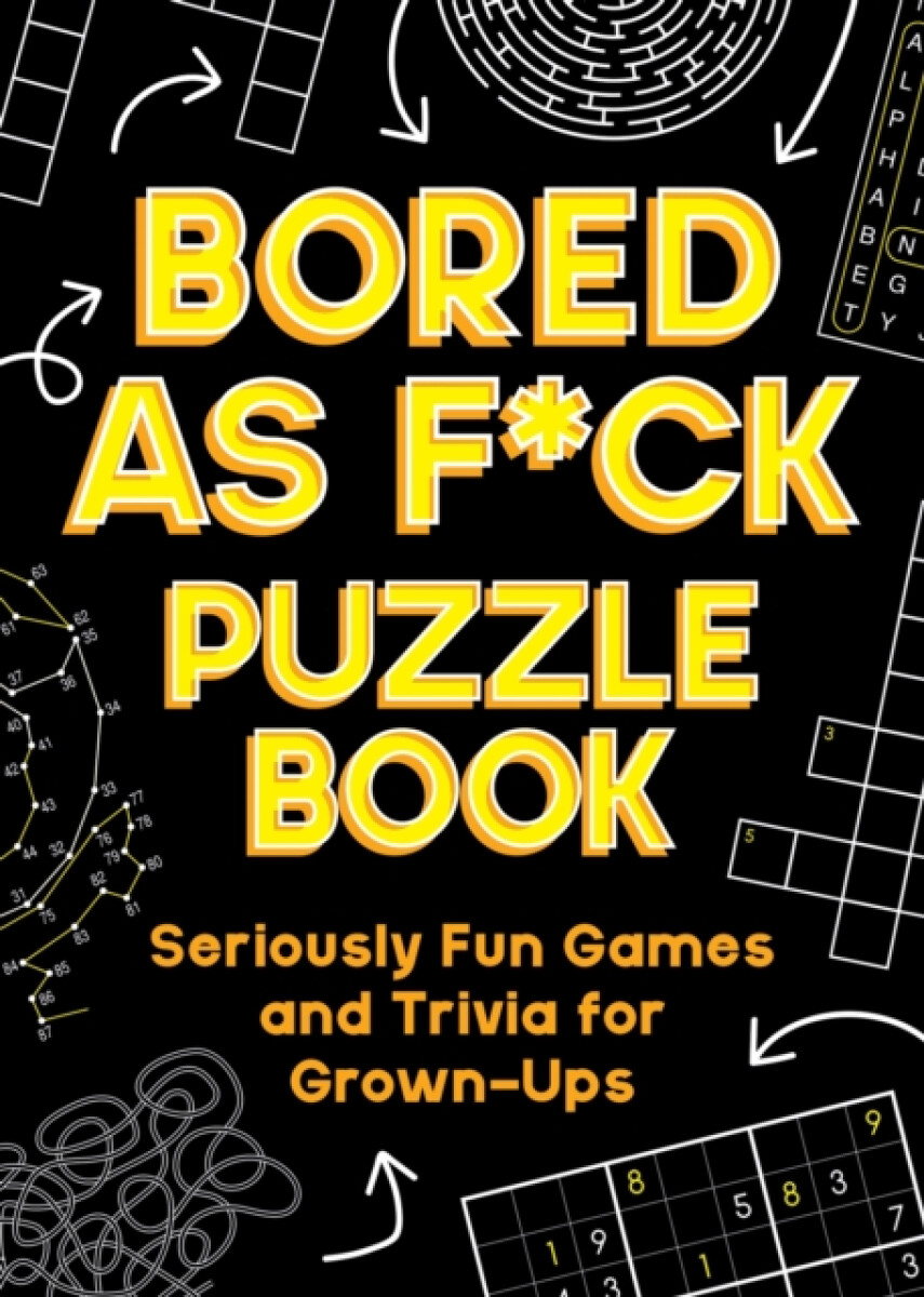 Kniha Bored As F*ck Puzzle Book