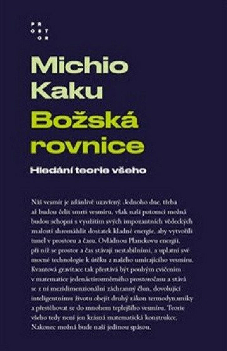 Kniha Božská rovnice