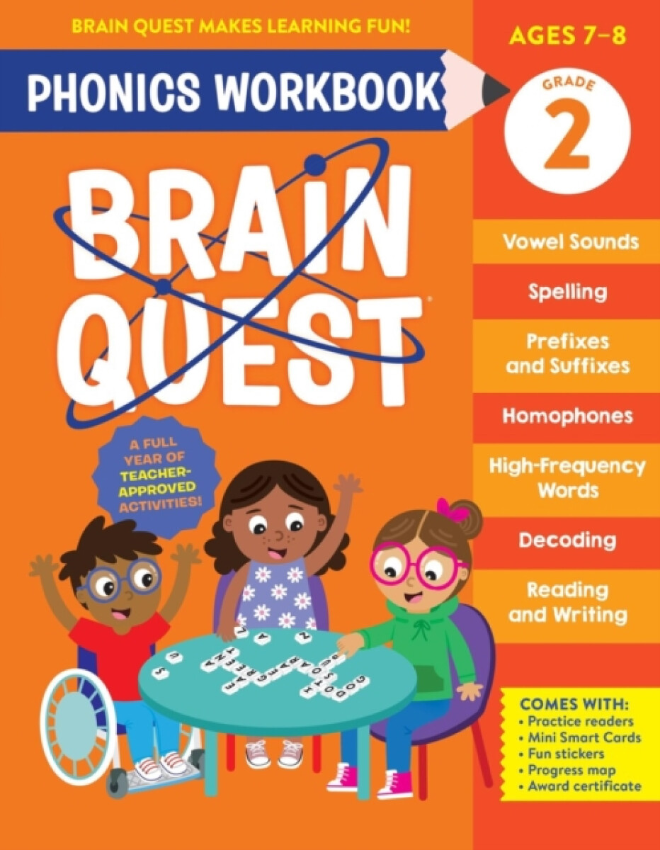 Kniha Brain Quest Phonics Workbook: Grade 2