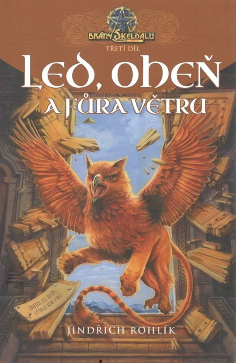 Kniha Brány Skeldalu 3 - Led, oheň a fůra větru