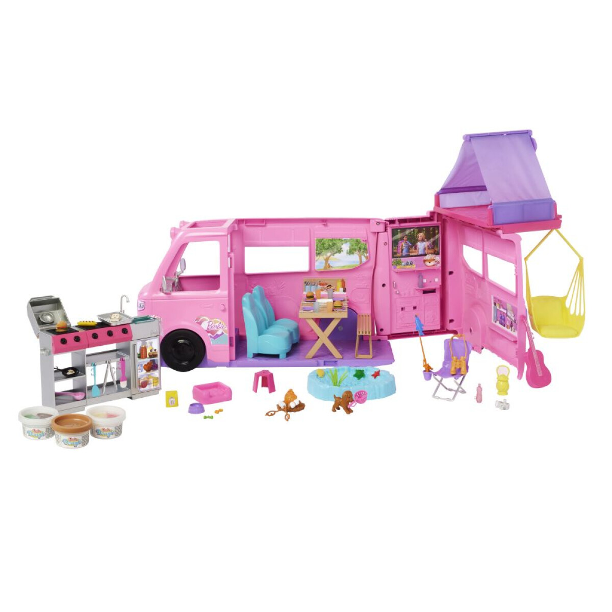 Kniha Barbie karavan snů se stanem