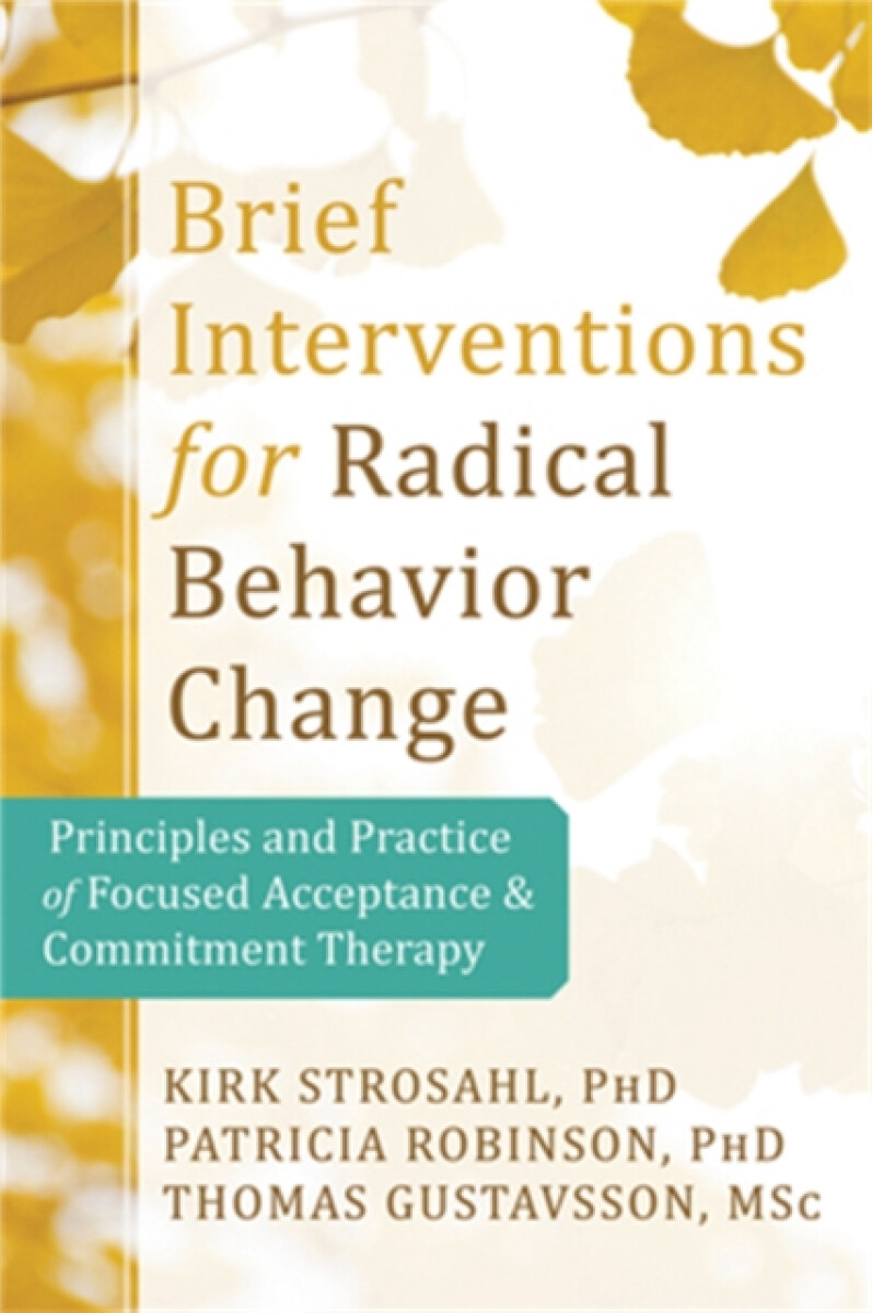 Kniha Brief Interventions for Radical Behavior Change