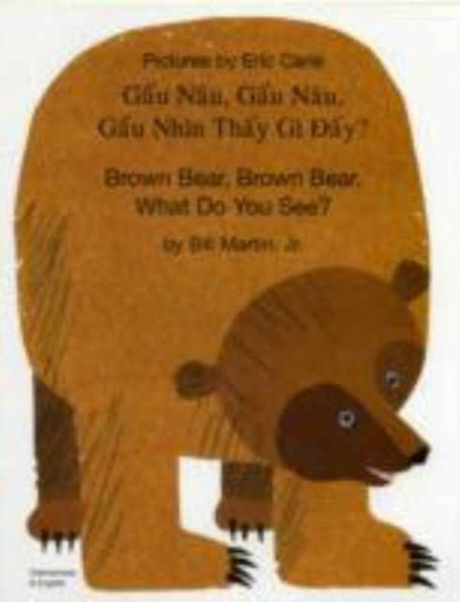 Kniha Brown Bear, Brown Bear, What Do You See? In Vietnamese and English