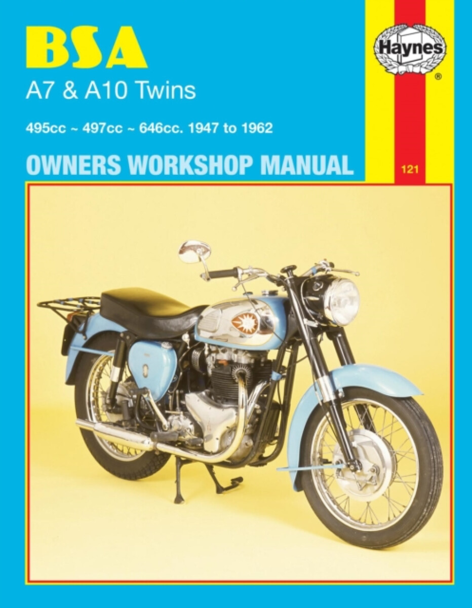 Kniha BSA A7 a A10 Twins (47 - 62) Haynes Repair Manual