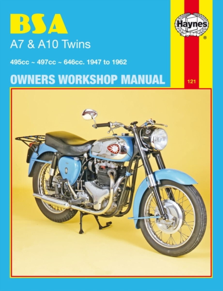 Kniha BSA A7 a A10 Twins (47 - 62) Haynes Repair Manual