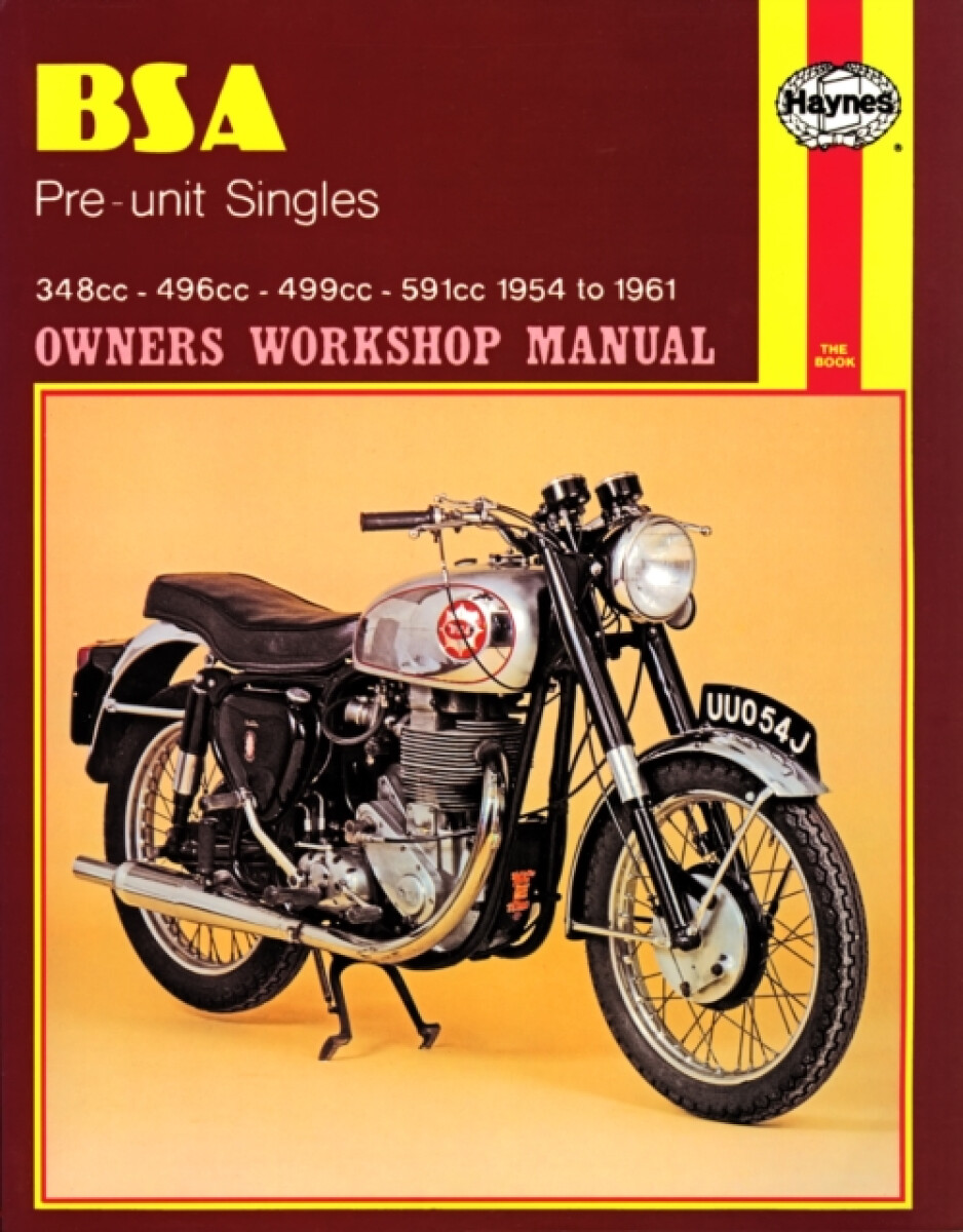 Kniha BSA Pre-unit Singles (54 - 61) Haynes Repair Manual