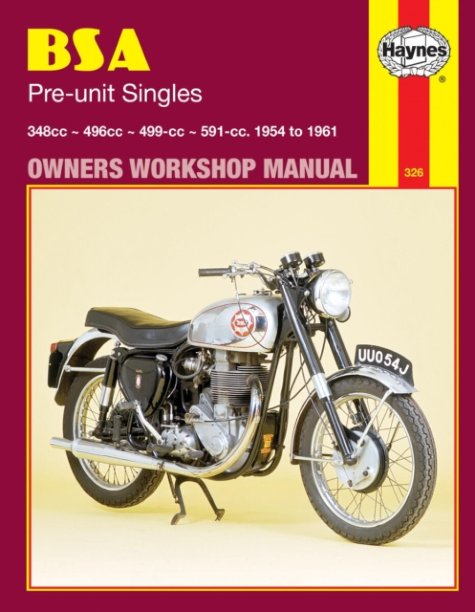 Kniha BSA Pre-unit Singles (54 - 61) Haynes Repair Manual