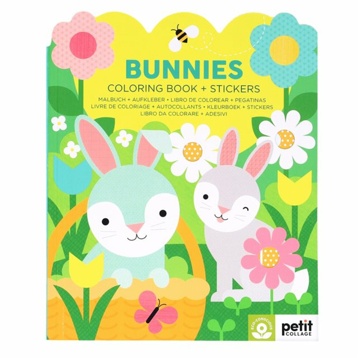 Kniha Bunnies Coloring Book + Stickers
