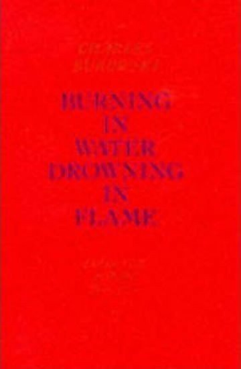Kniha Burning in Water, Drowning in Flame