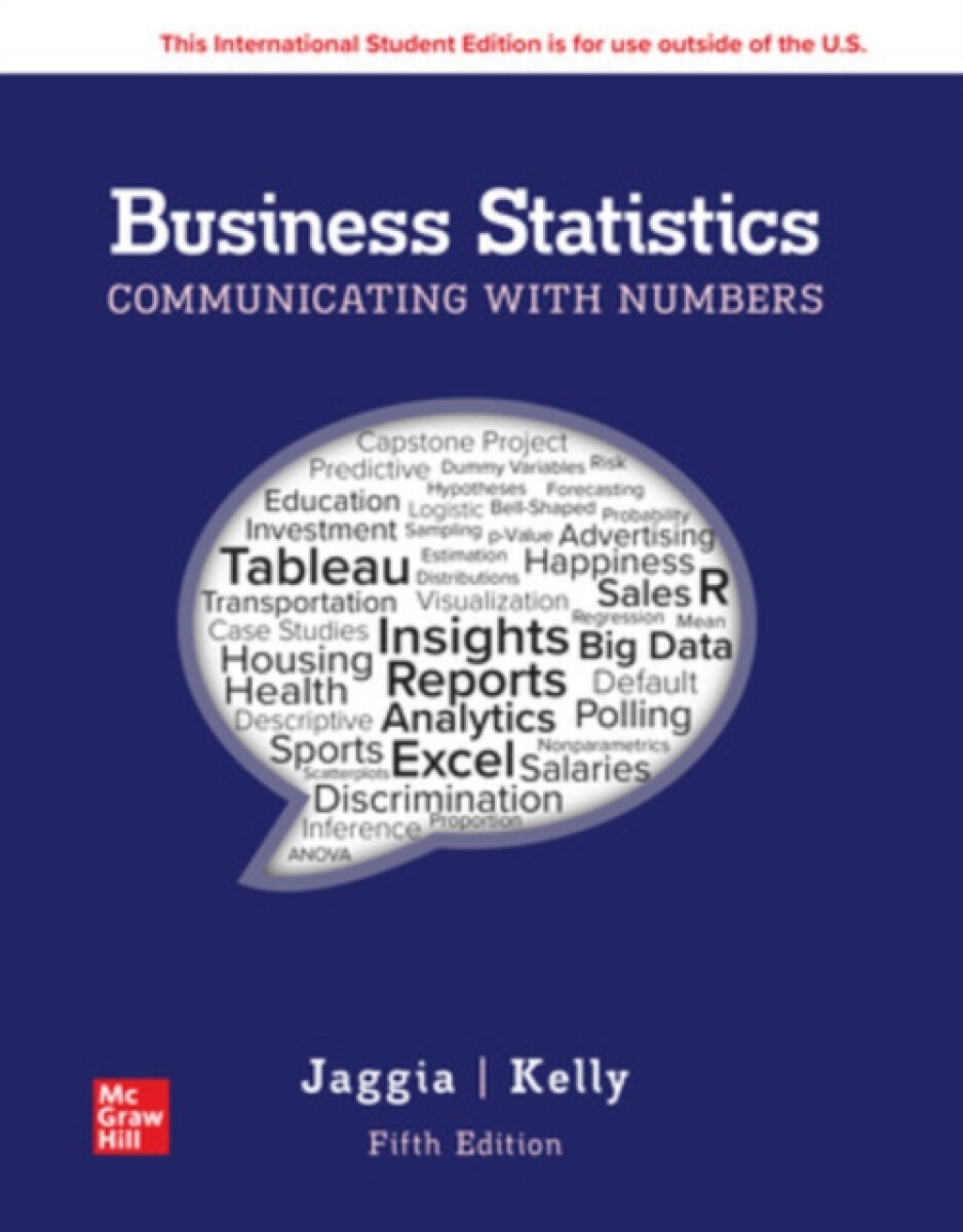 Kniha Business Statistics: Communicating with Numbers ISE