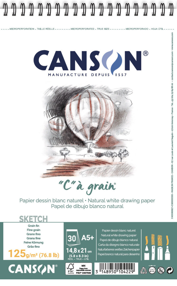 "C" a grain skicák krouž.vazba A5+ 30l FG 125g