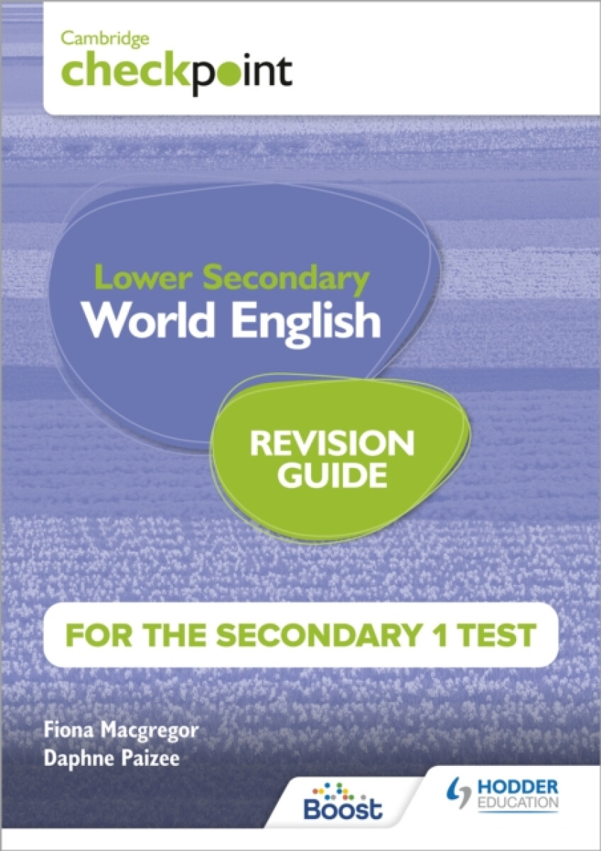 Kniha Cambridge Checkpoint Lower Secondary World English for the Secondary 1 Test Revision Guide