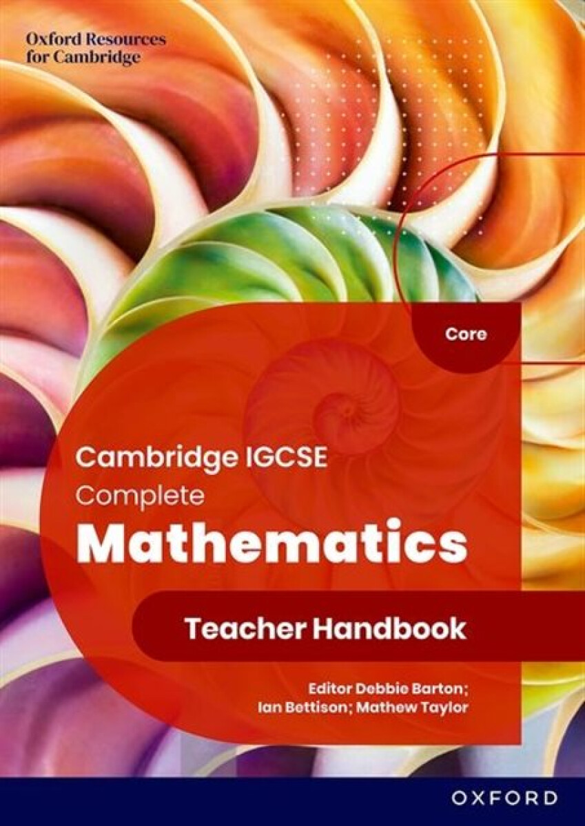 Kniha Cambridge IGCSE Complete Mathematics Core: Teacher Handbook Sixth Edition