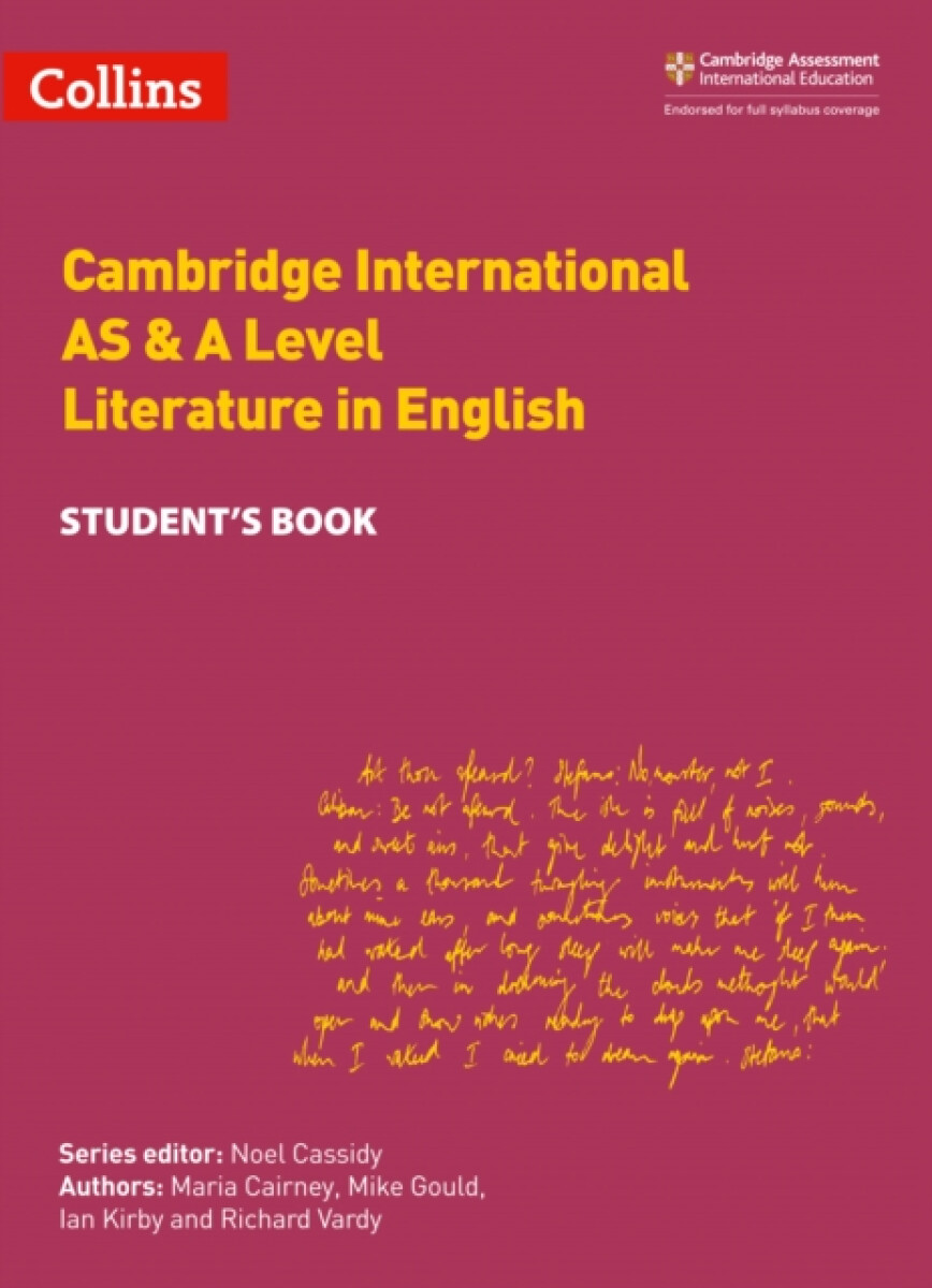 Kniha Cambridge International AS a A Level Literature in English Student's Book