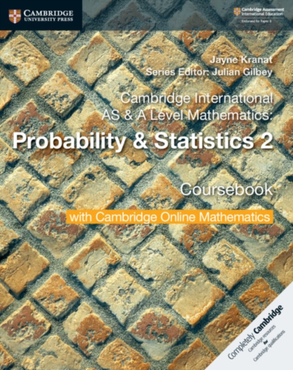 Kniha Cambridge International AS a A Level Mathematics: Probability a Statistics 2 Coursebook with Cambridge Online Mathematics (2 Years)