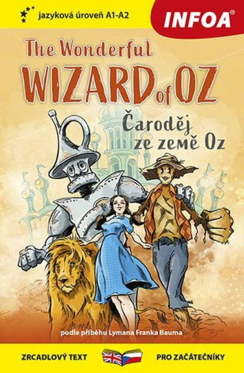 Kniha Čaroděj ze země Oz - The Wonderful Wizard of Oz (A1 - A2). Četba pro začátečníky