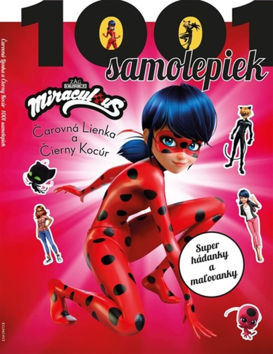 Kniha Čarovná Lienka a Čierny Kocúr - 1001 samolepiek