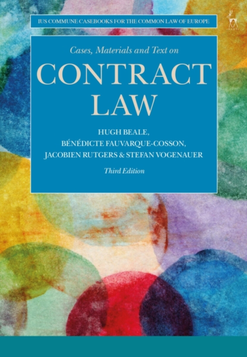 Kniha Cases, Materials and Text on Contract Law
