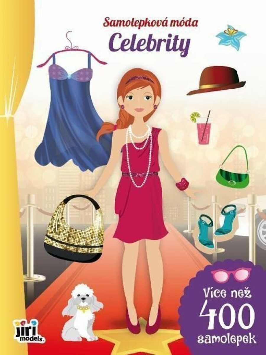 Kniha Celebrity - Samolepková móda
