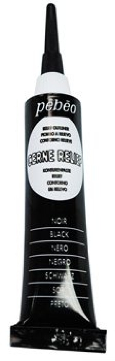 Kontura na sklo Cerne Relief 20ml – černá