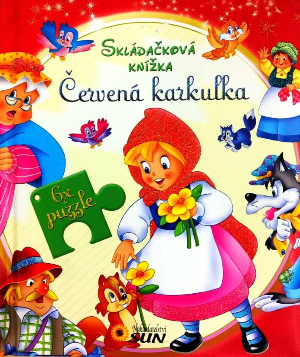 Skládačková knížka - Červená karkulka