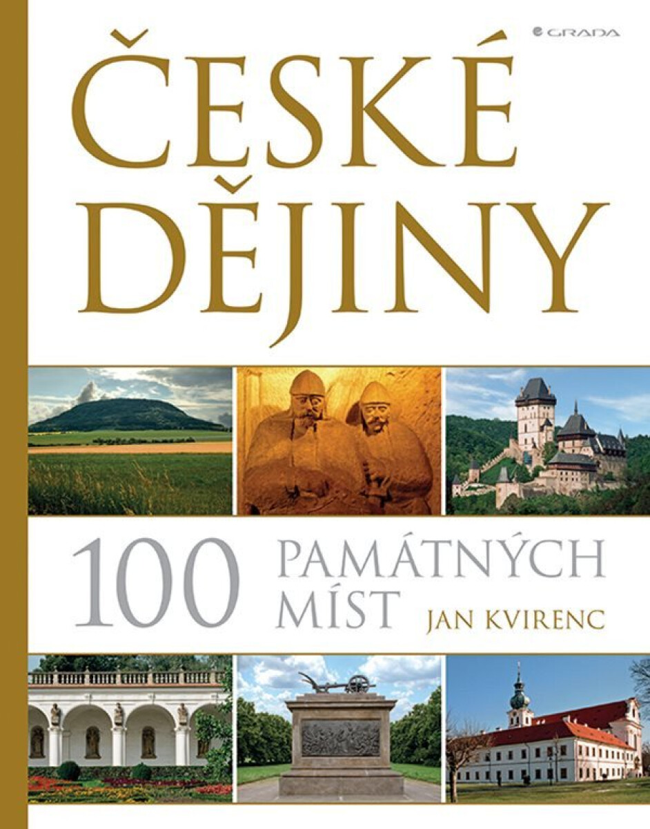 Kniha České dějiny - 100 památných míst