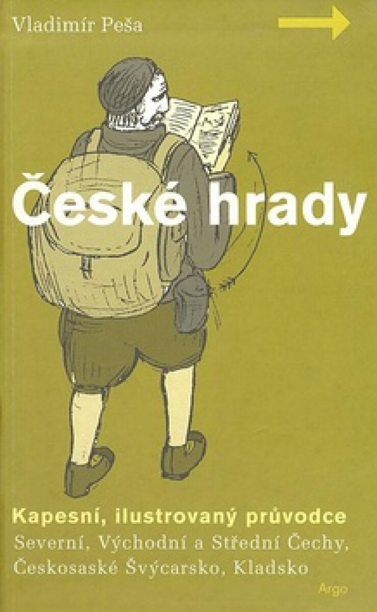 Kniha České hrady - kapesní, ilustrovaný průvodce, 1. díl