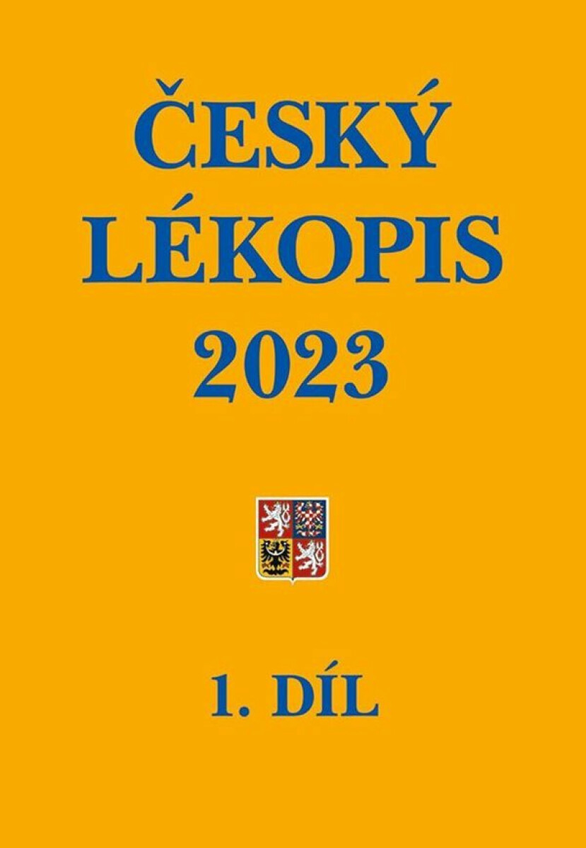 Kniha Český lékopis 2023, 1. díl