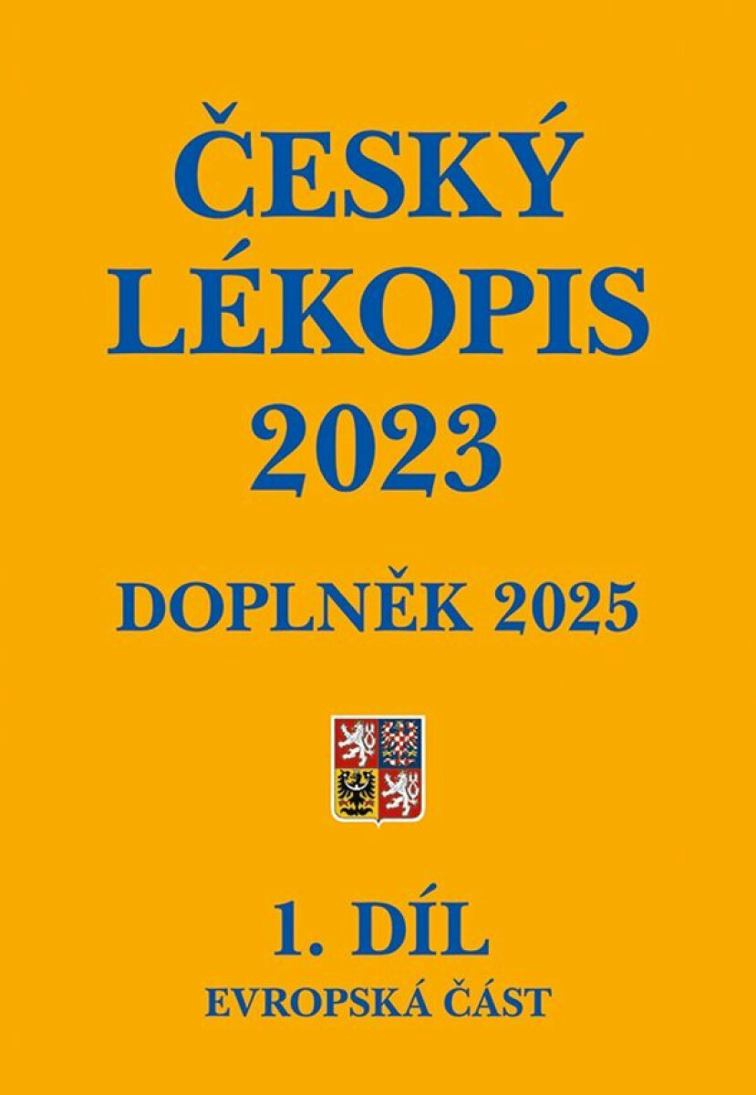 Kniha Český lékopis 2023 - Doplněk 2025