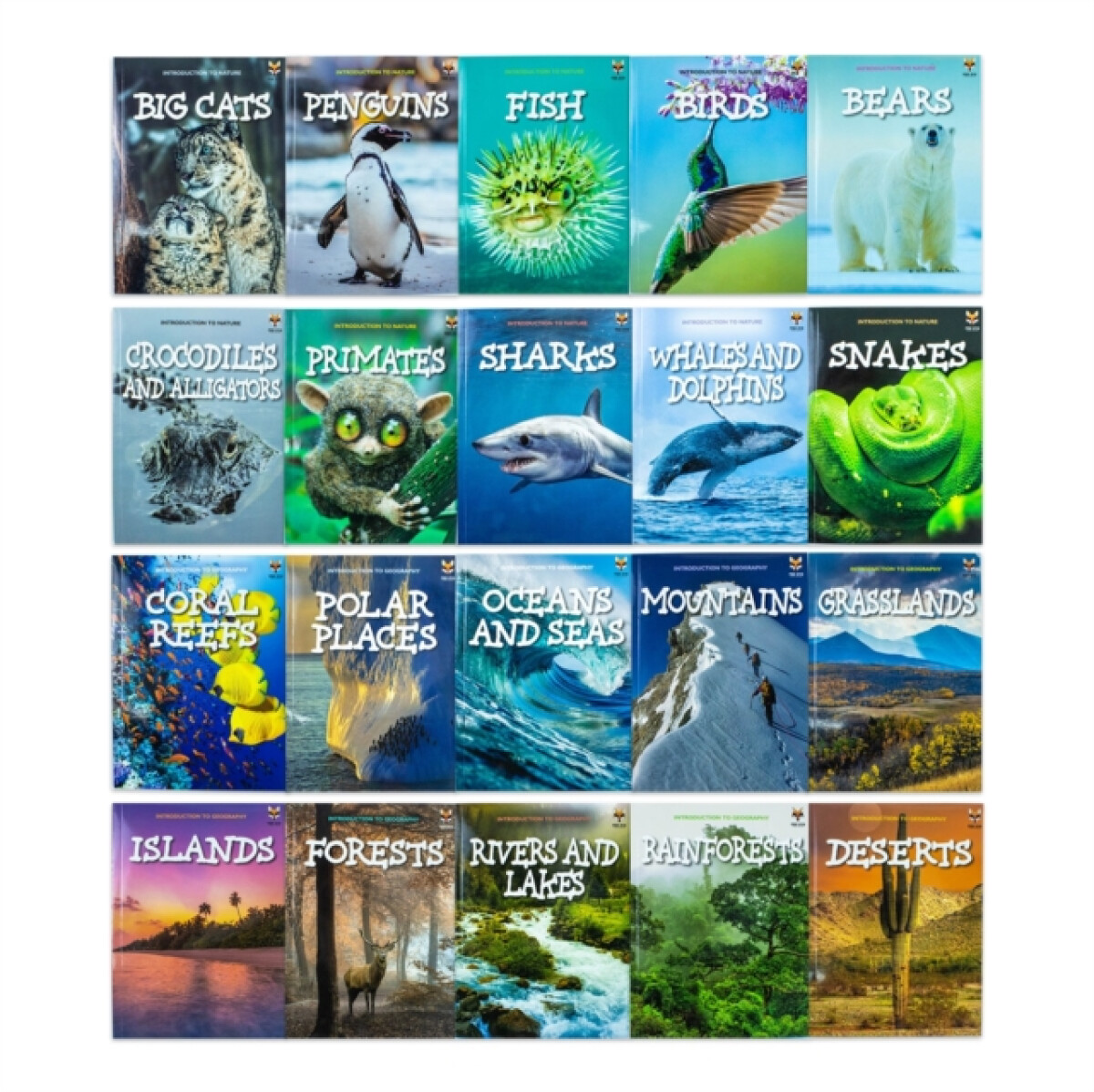 Kniha Children's Introduction to Nature & Geography; 20-Book Set