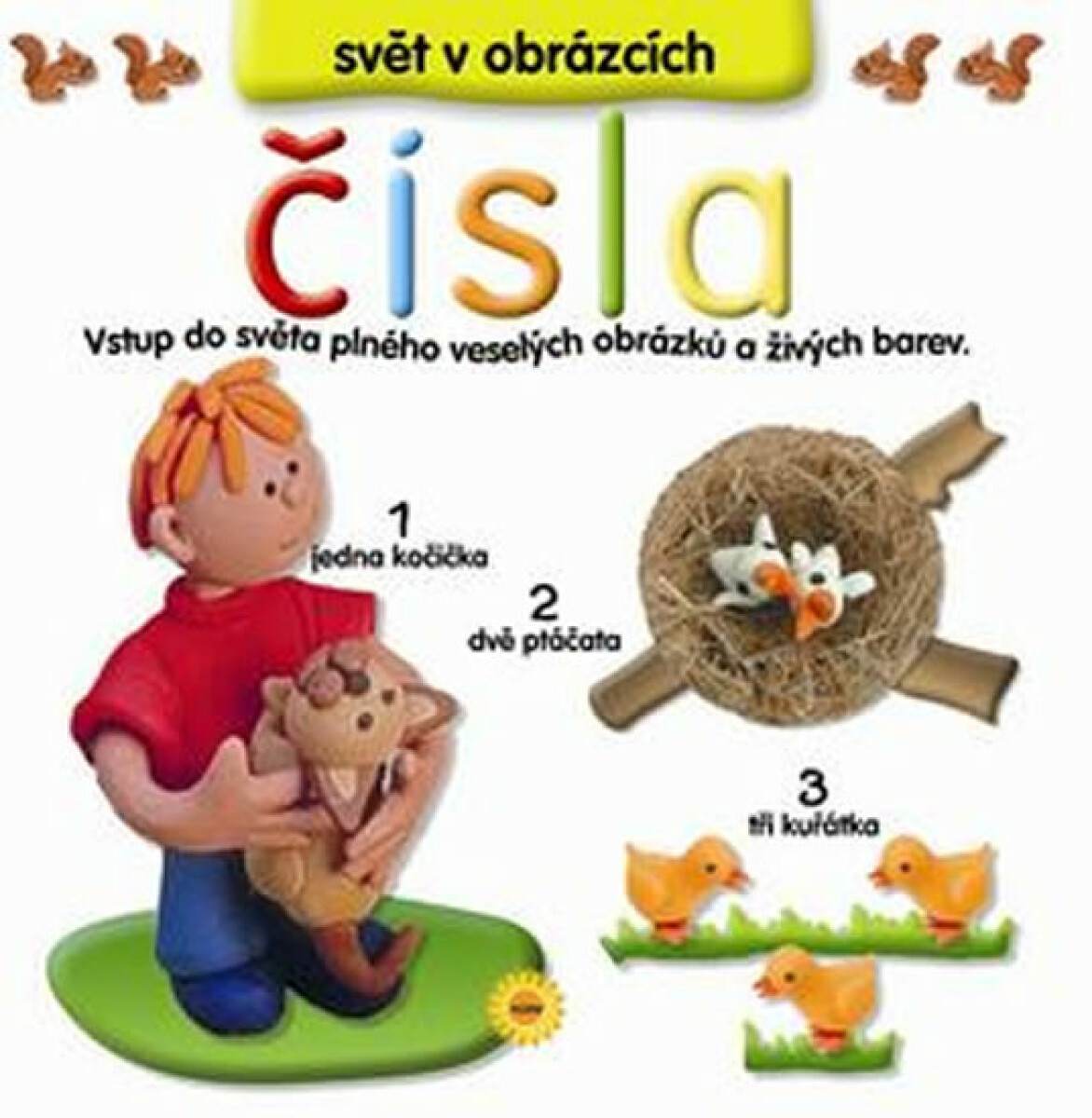 Kniha Svět v obrázcích Čísla (poškozená)