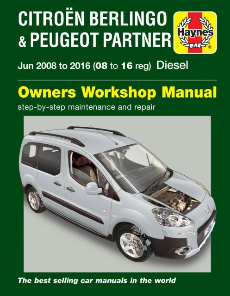Kniha Citroen Berlingo a Peugeot Partner Diesel (June 08 - 16) 08 to 16 Haynes Repair Manual