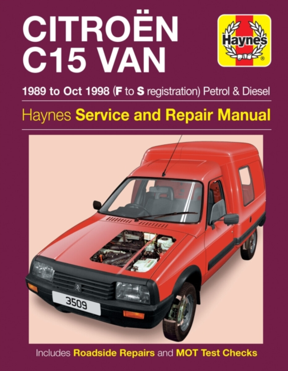Kniha Citroen C15 Van Petrol a Diesel (89 - Oct 98) Haynes Repair Manual