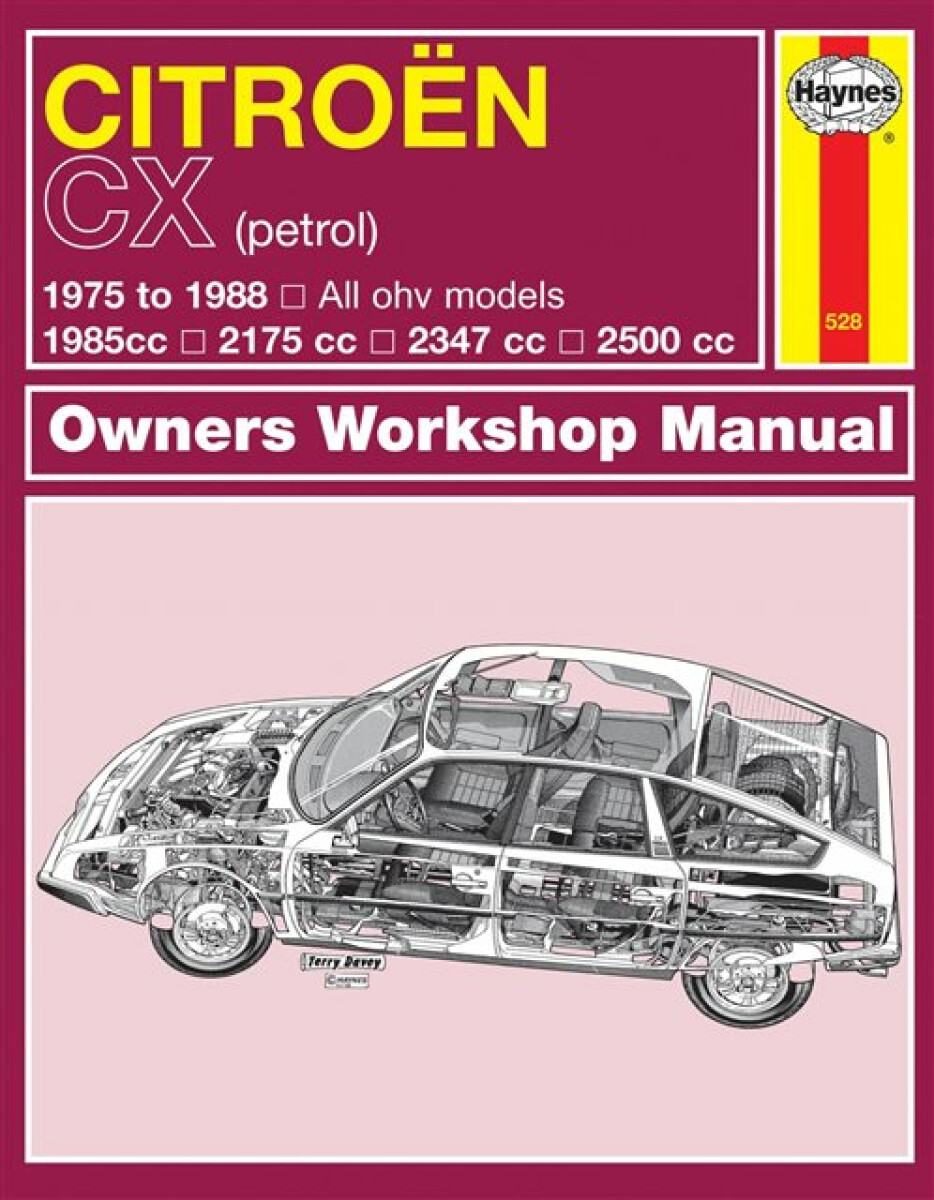 Kniha Citroen CX Petrol (75 - 88) Haynes Repair Manual