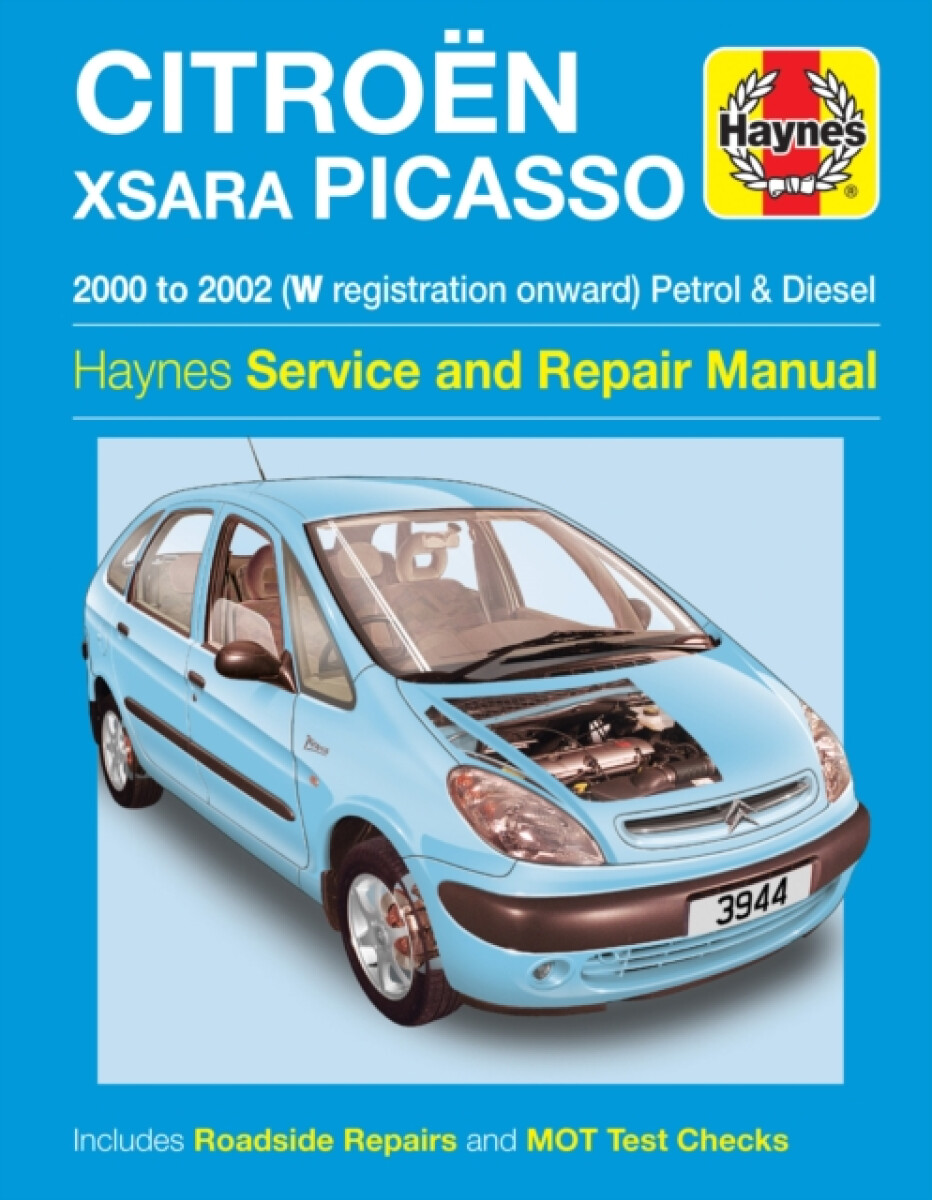 Kniha Citroen Xsara Picasso Petrol a Diesel (00 - 02) Haynes Repair Manual