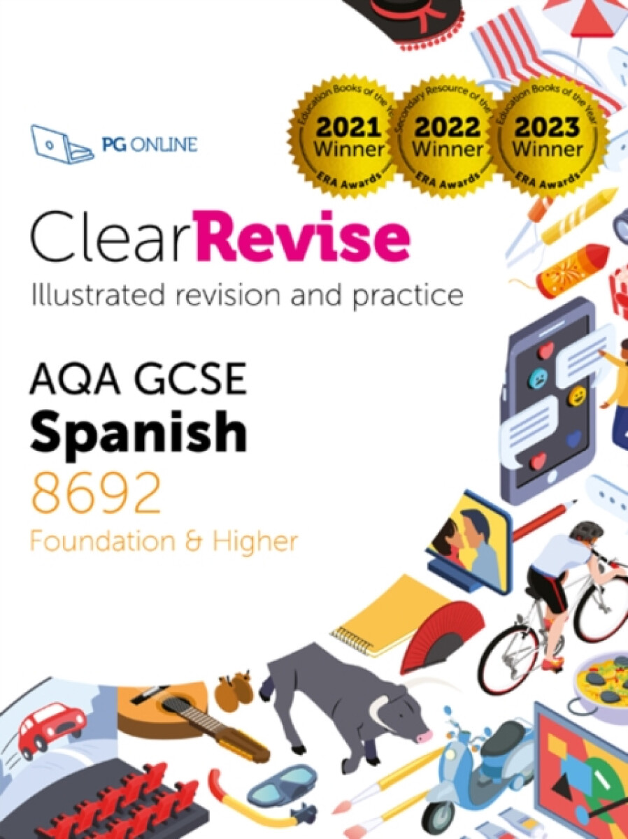 Kniha ClearRevise AQA GCSE Spanish 8692