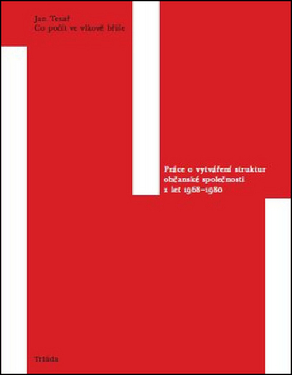 Kniha Co počít ve vlkově břiše - Práce o vytváření struktur občanské společnosti 1968-1980